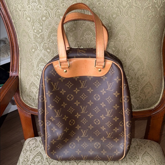 Louis Vuitton Brown Monogram Canvas Shoe Bag VERY CLEAN! - Picture 4 of 10
